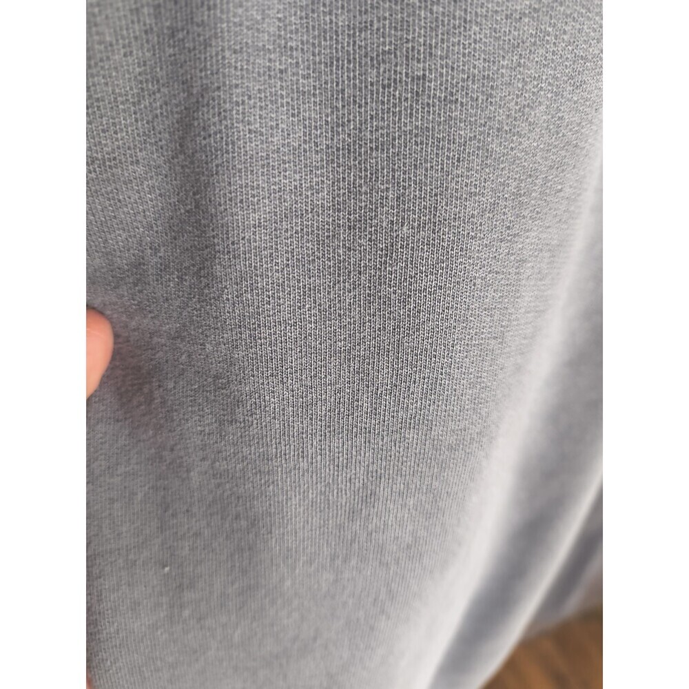 Lazy Sunday Women Charcoal Gray Wide Leg Sweatpants Drawstring Fleece Lounge L - Picture 4 of 14